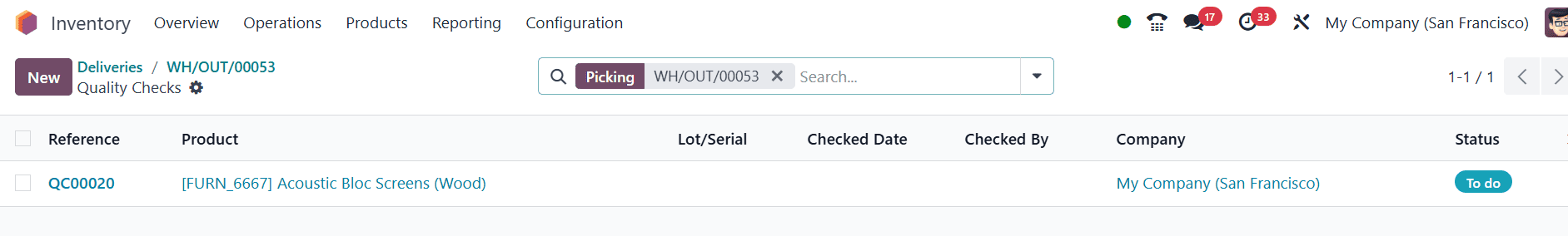 How to Optimize Transfer Operations with Quality Control in Odoo 18-cybrosys
