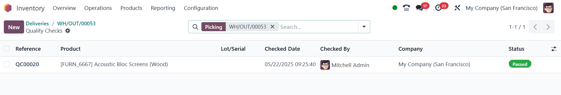 How to Optimize Transfer Operations with Quality Control in Odoo 18-cybrosys