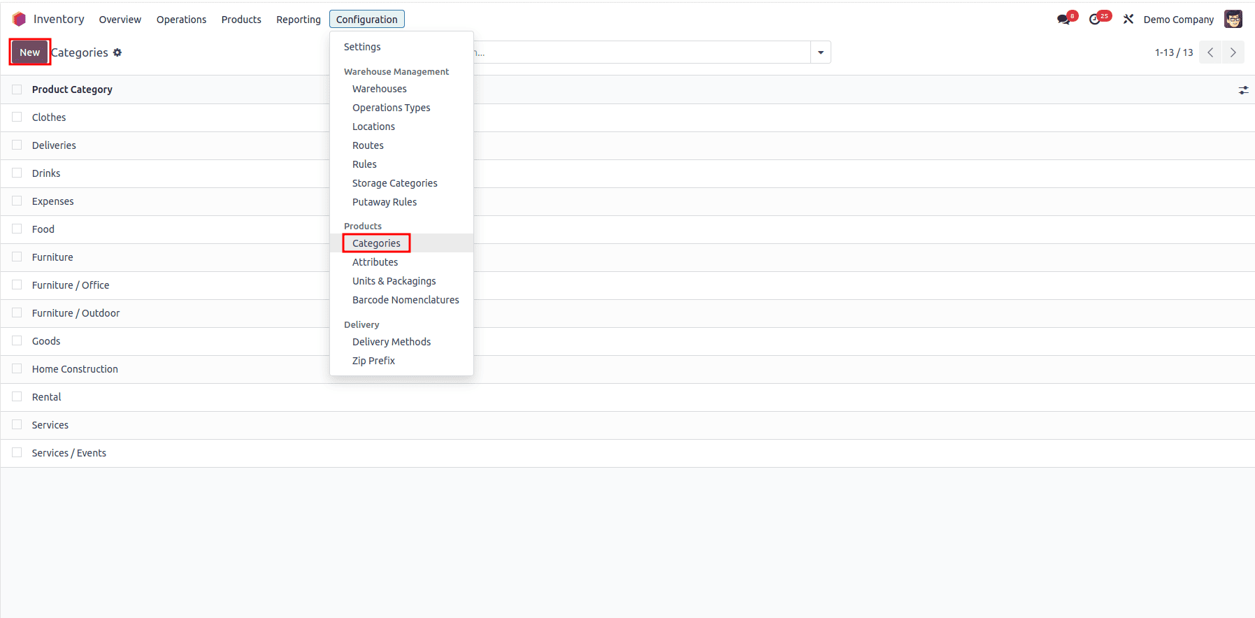 How to Organize Inventory with Product Categories in Odoo 18-cybrosys