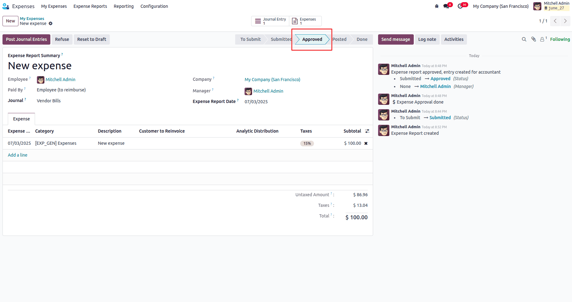 How to Organize & Manage Expense Reports in Odoo 18-cybrosys