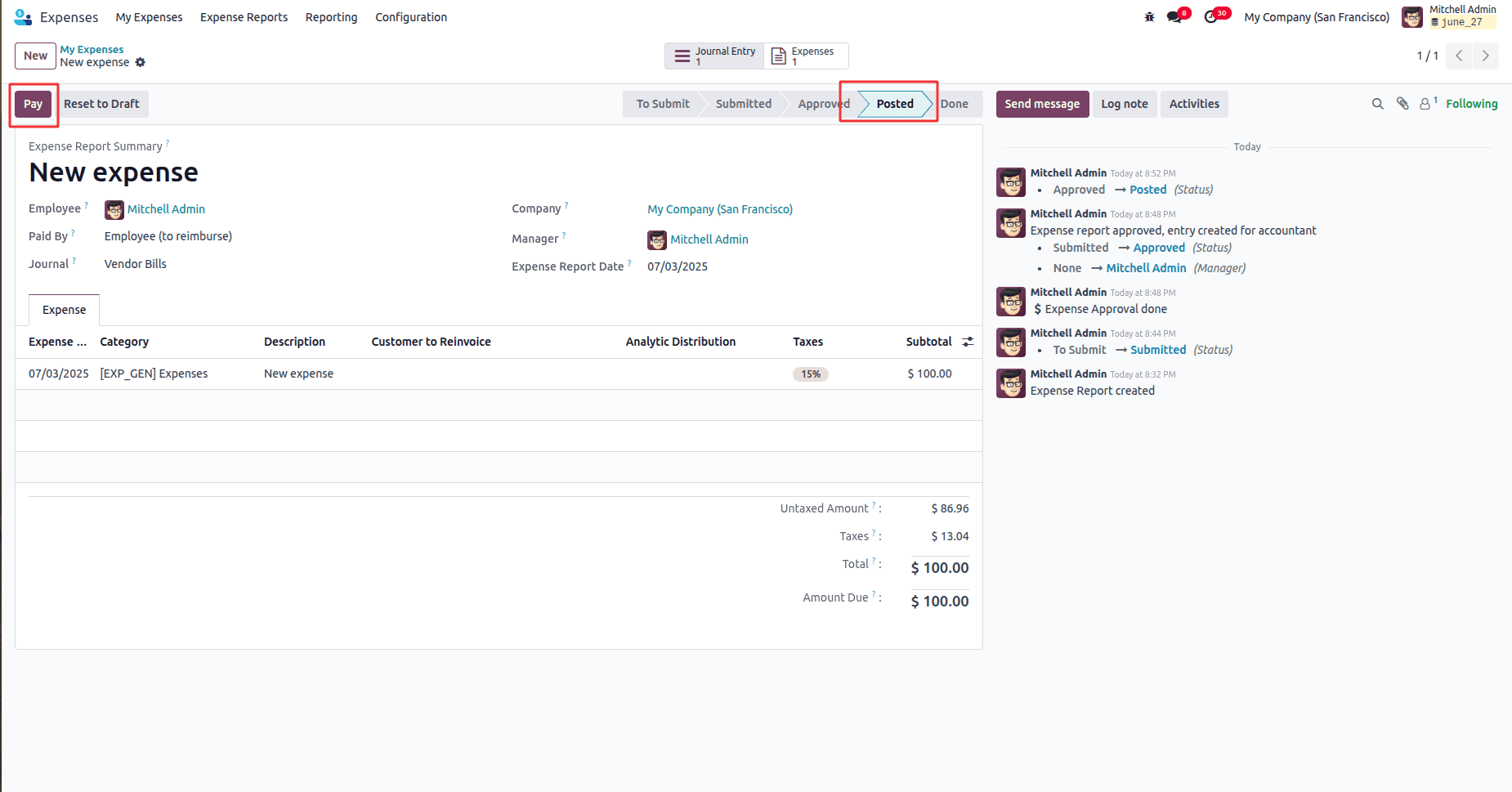 How to Organize & Manage Expense Reports in Odoo 18-cybrosys