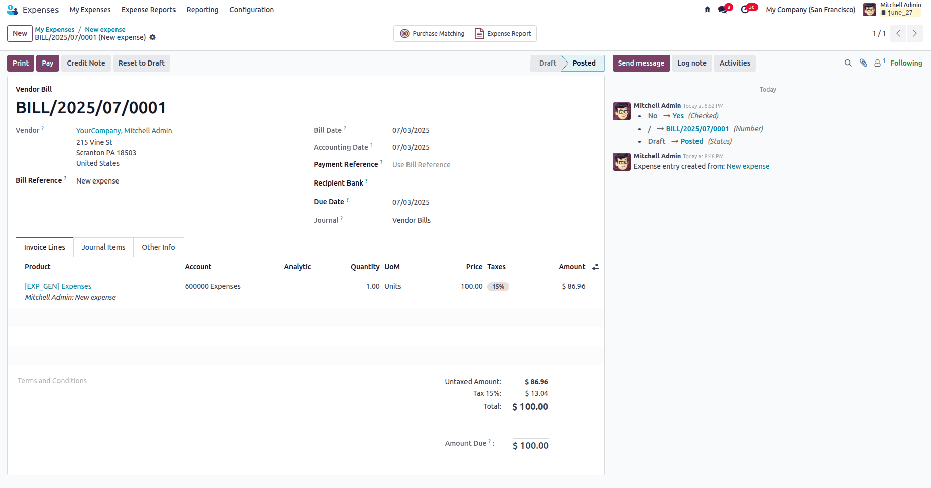 How to Organize & Manage Expense Reports in Odoo 18-cybrosys