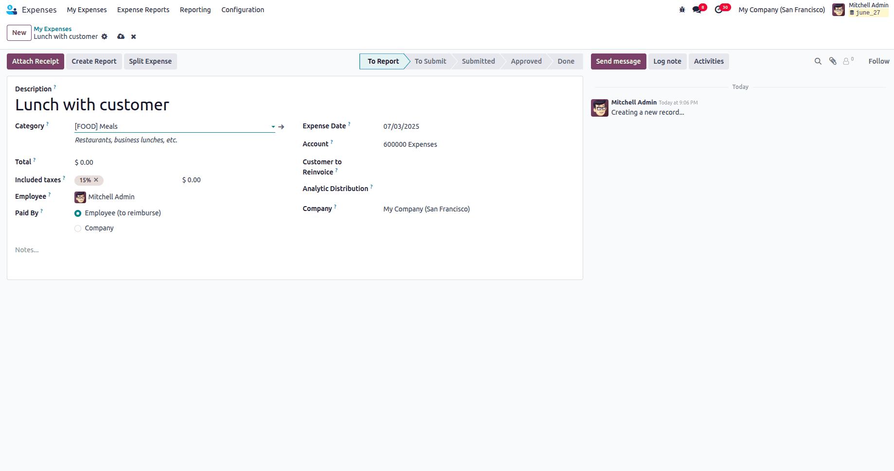 How to Organize & Manage Expense Reports in Odoo 18-cybrosys