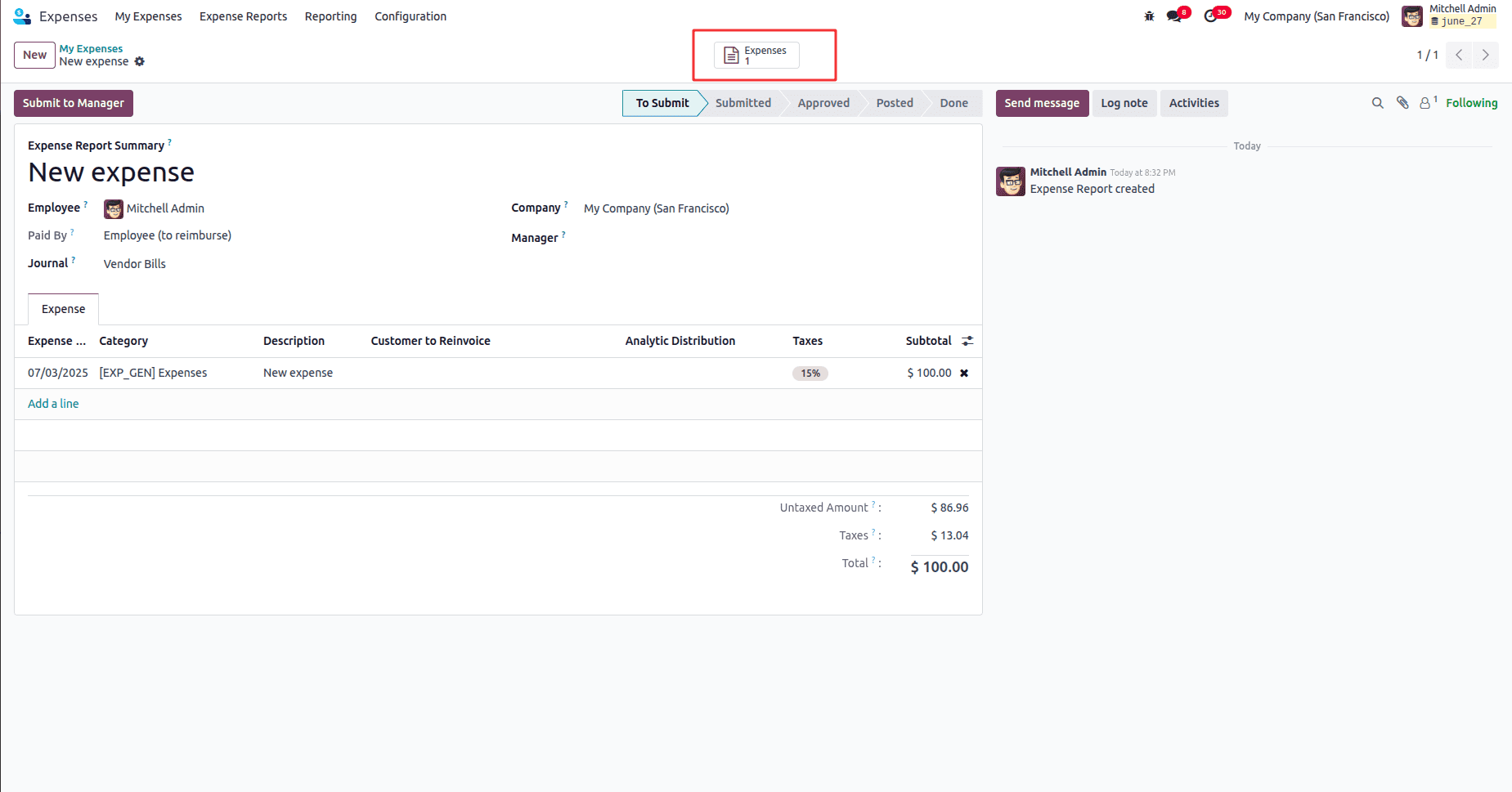 How to Organize & Manage Expense Reports in Odoo 18-cybrosys