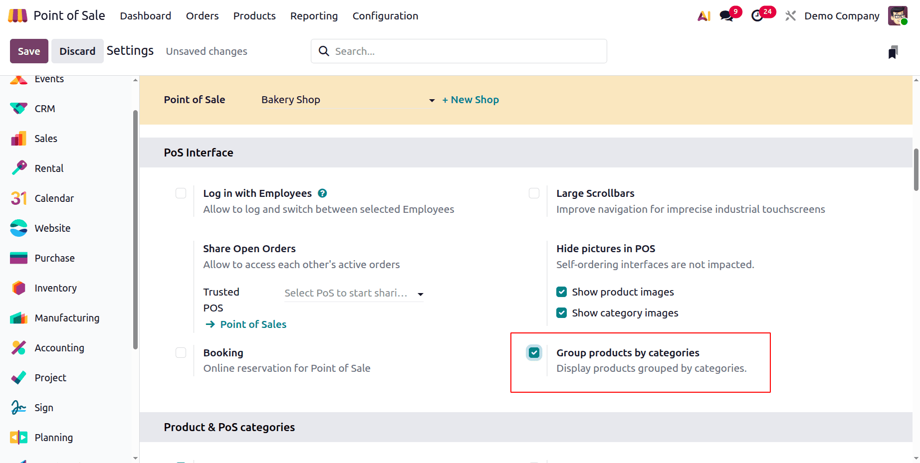 How to Organize POS Items with PoS Product Categories in Odoo 19 POS-cybrosys
