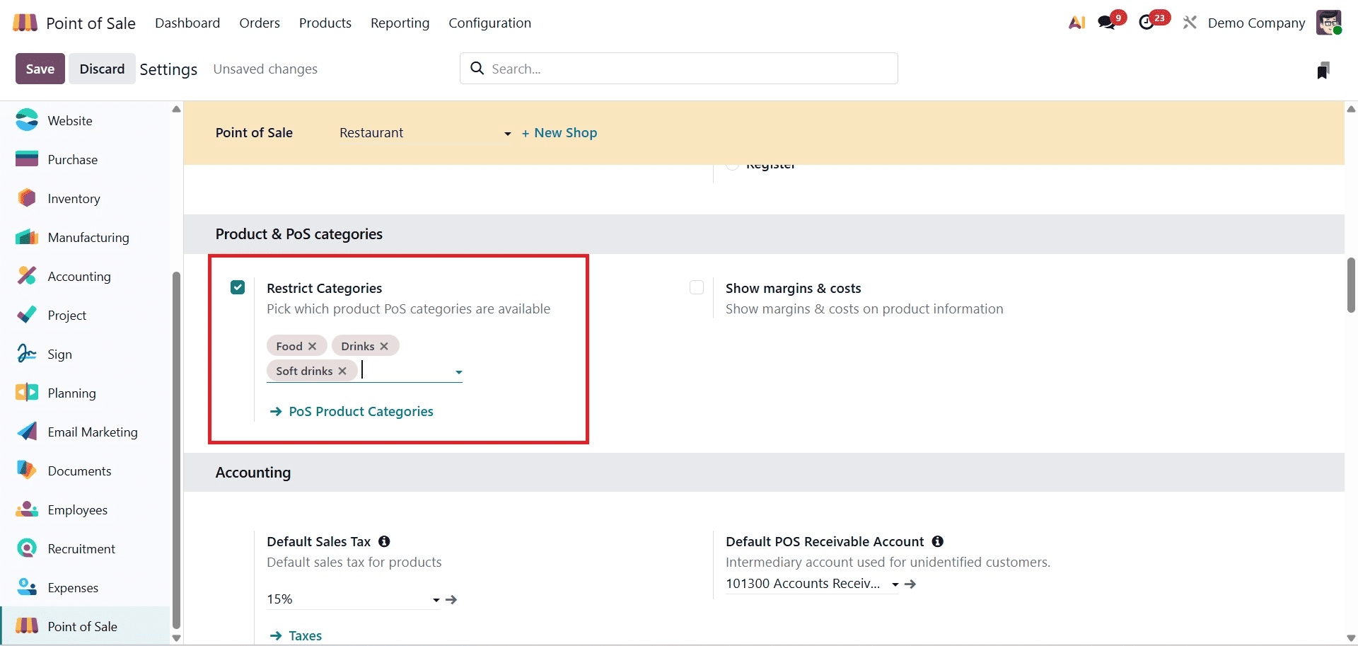 How to Organize POS Items with PoS Product Categories in Odoo 19 POS-cybrosys