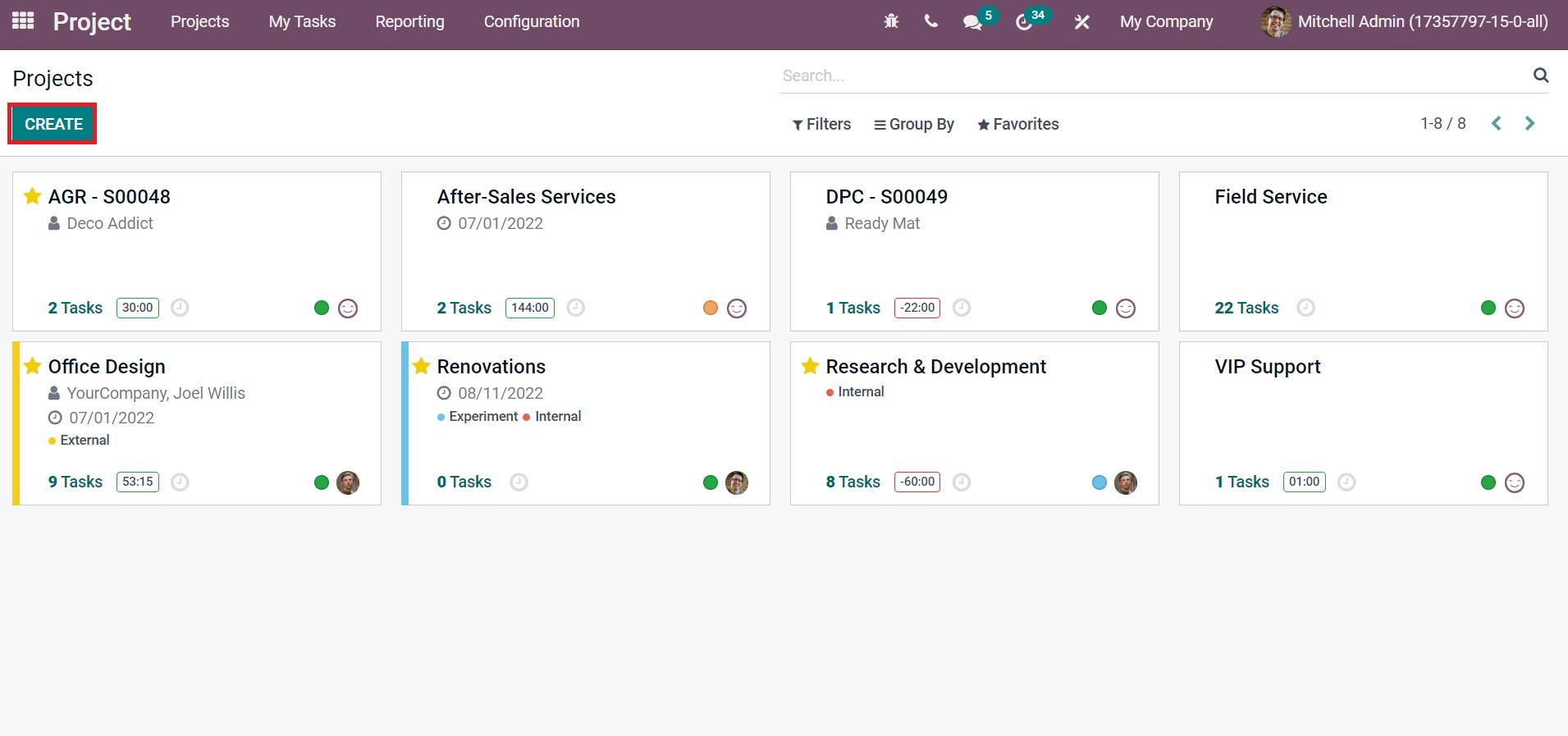 how-to-organize-projects-perfectly-with-the-odoo-15-database-cybrosys