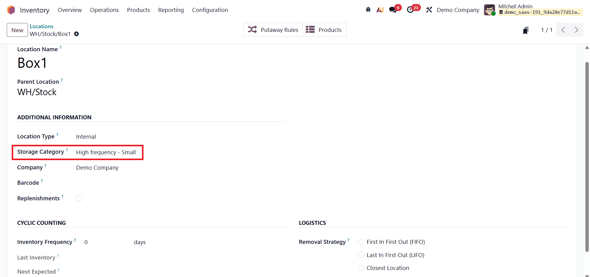 How to Organize Storage Locations and Categories in Odoo 19-cybrosys