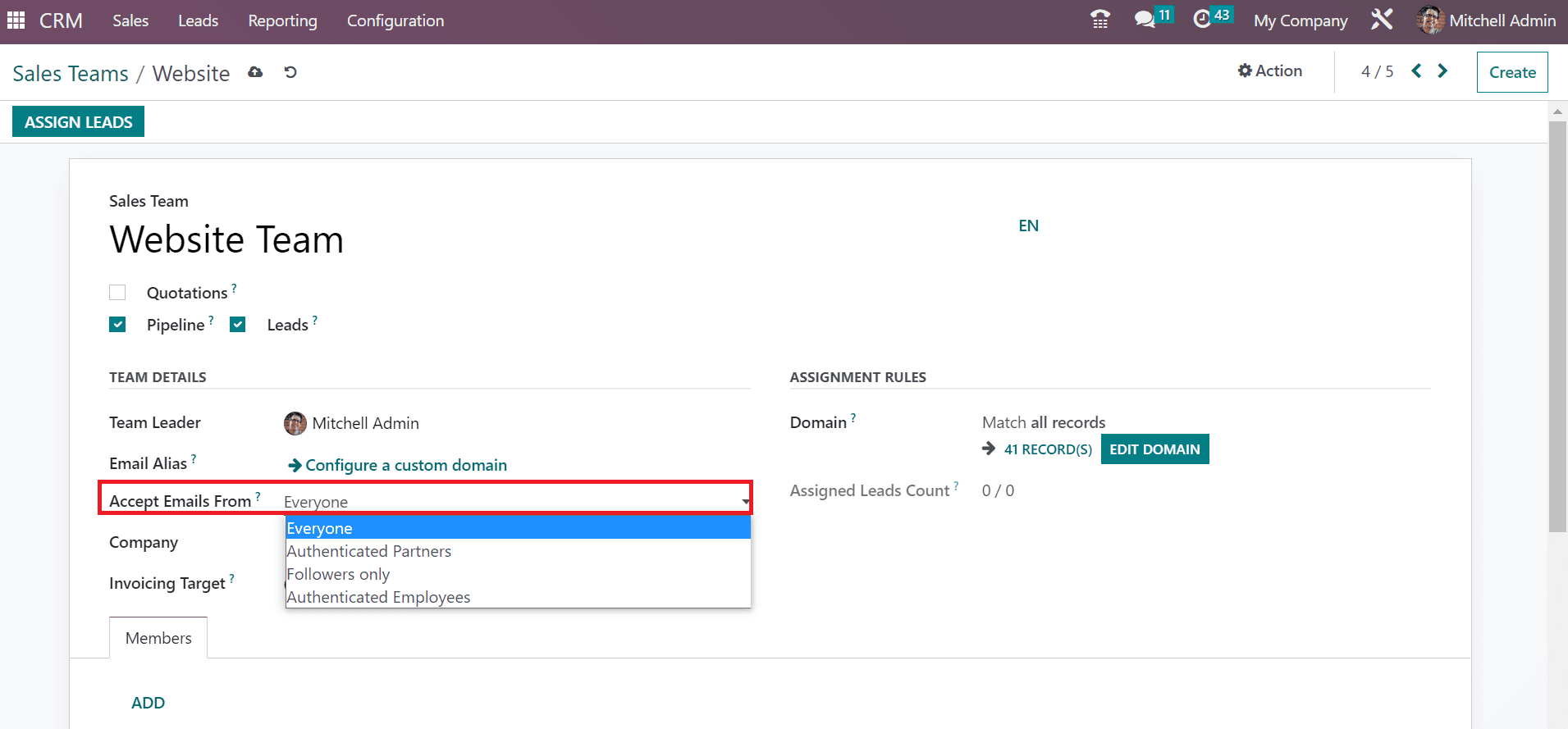 how-to-periodically-assign-leads-based-on-rules-in-odoo-16-crm-10-cybrosys