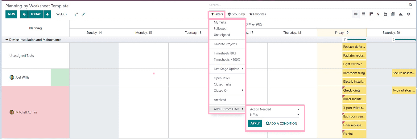 How to Plan a Task in Odoo 16 Field Services-cybrosys