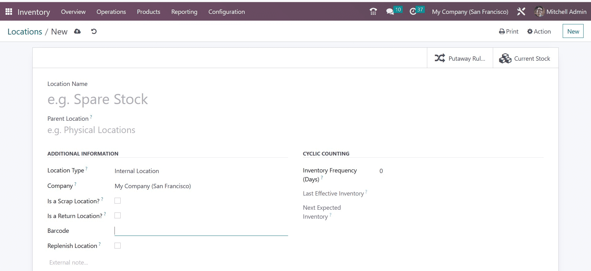 How to Plan & Access  Barcode Naming in Odoo 16 Inventory-cybrosys