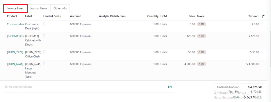 How to Predict Vendor Bill Products in Odoo 17 Accounting-cybrosys