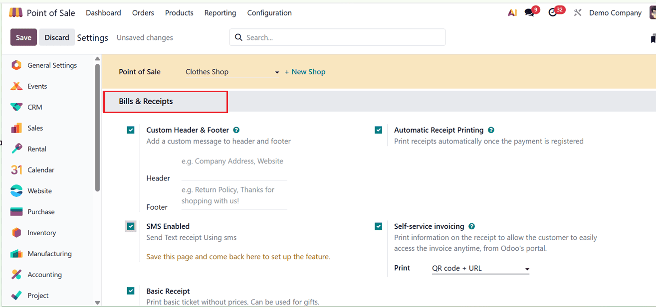 How to Print and Manage POS Receipts & Bills in Odoo 19-cybrosys