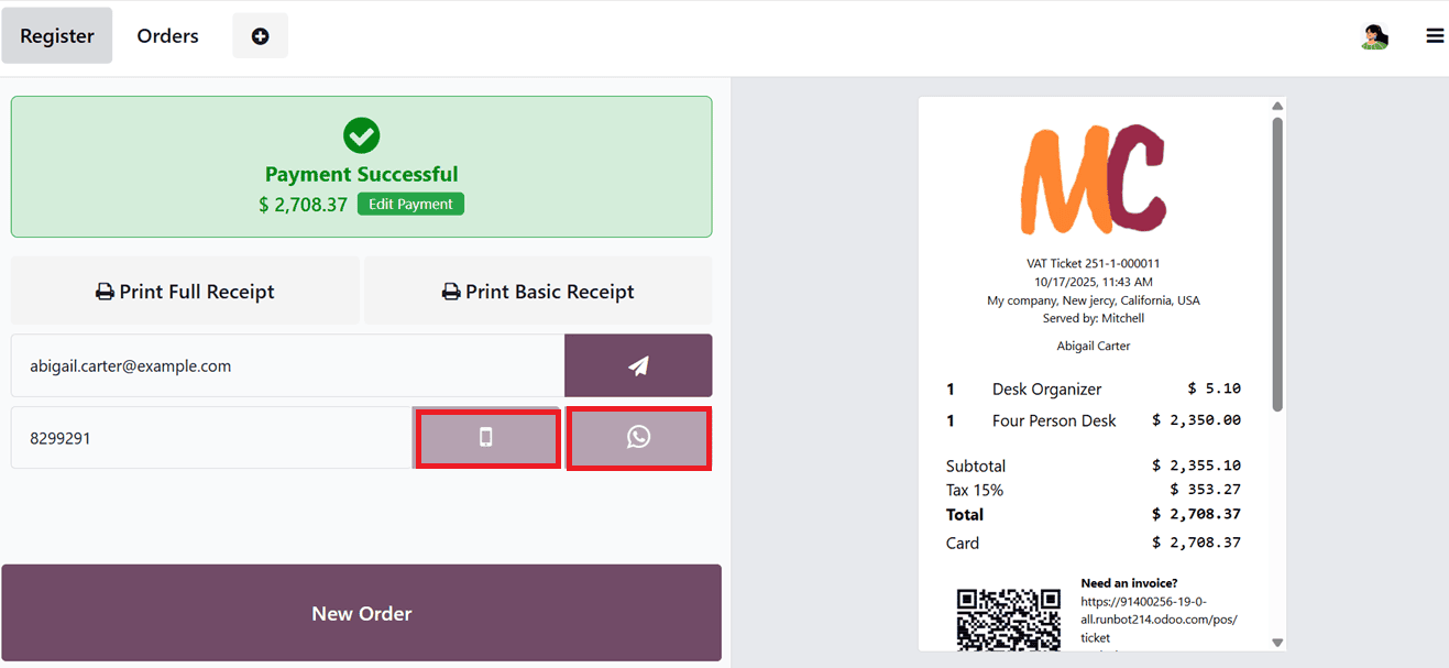 How to Print and Manage POS Receipts & Bills in Odoo 19-cybrosys