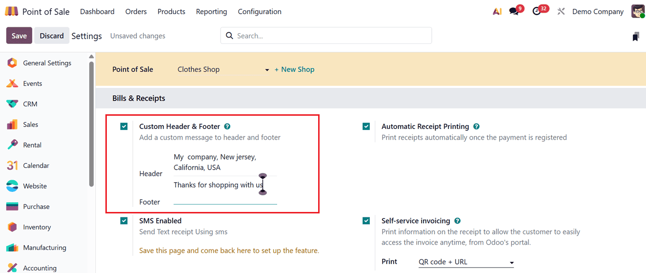 How to Print and Manage POS Receipts & Bills in Odoo 19-cybrosys