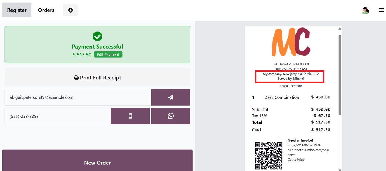 How to Print and Manage POS Receipts & Bills in Odoo 19-cybrosys