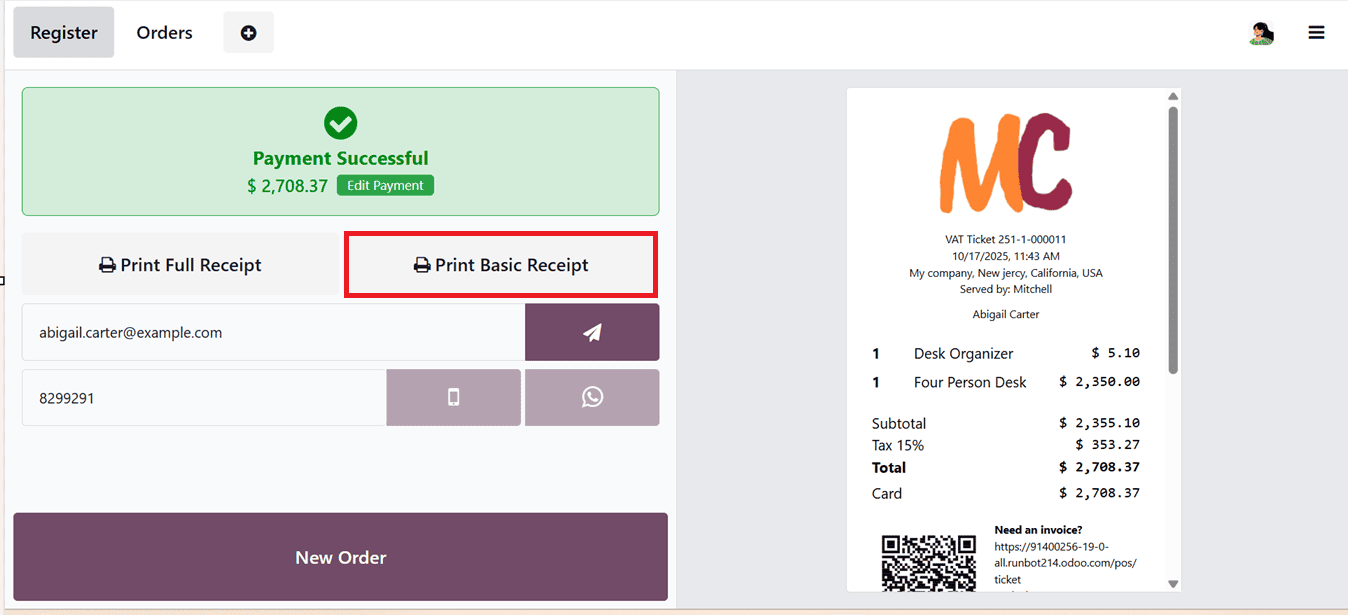 How to Print and Manage POS Receipts & Bills in Odoo 19-cybrosys
