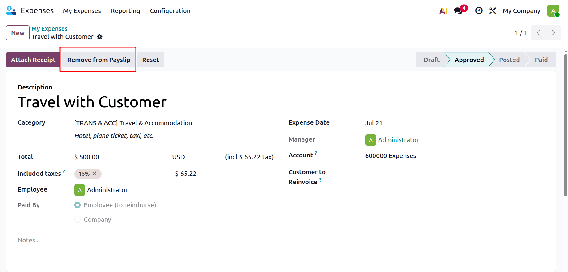 How to Process Employee Expense Reimbursements in Odoo 19-cybrosys