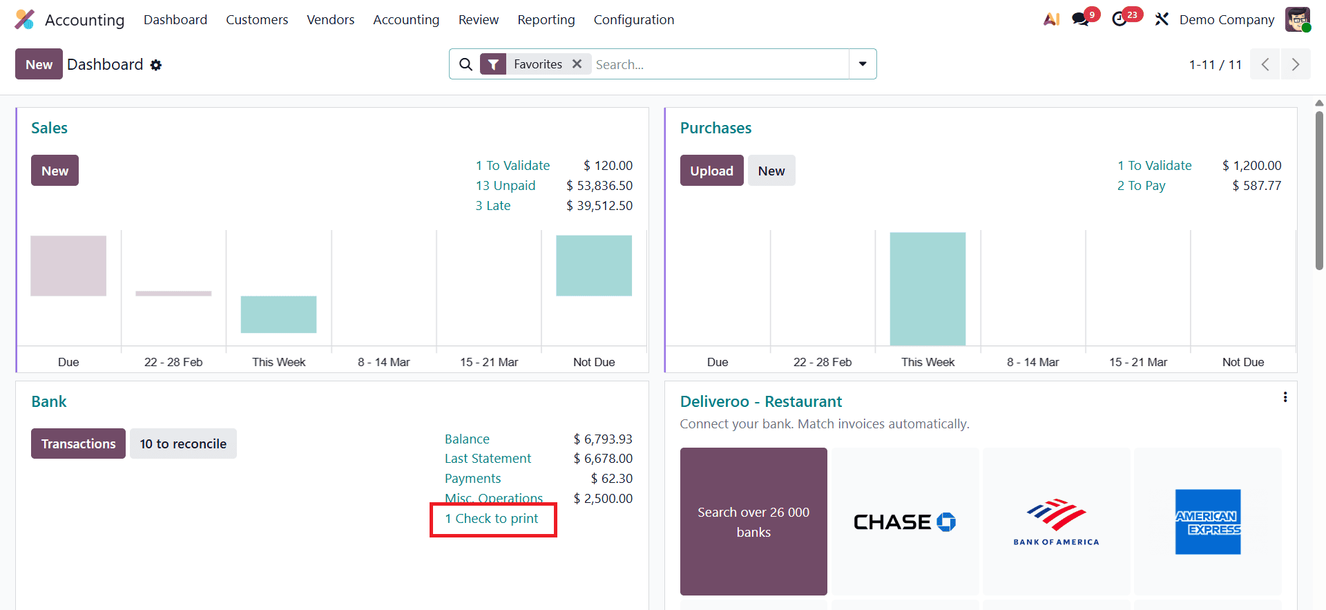 How to Process Vendor Check Payments in Odoo 19 Accounting-cybrosys