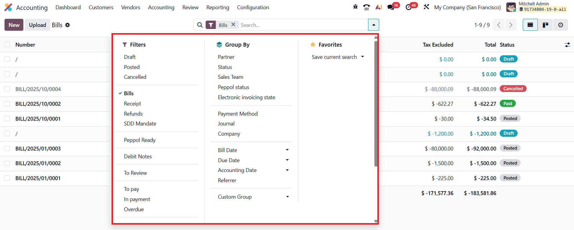 How to Record Supplier Bills in Odoo 19 Accounting-cybrosys
