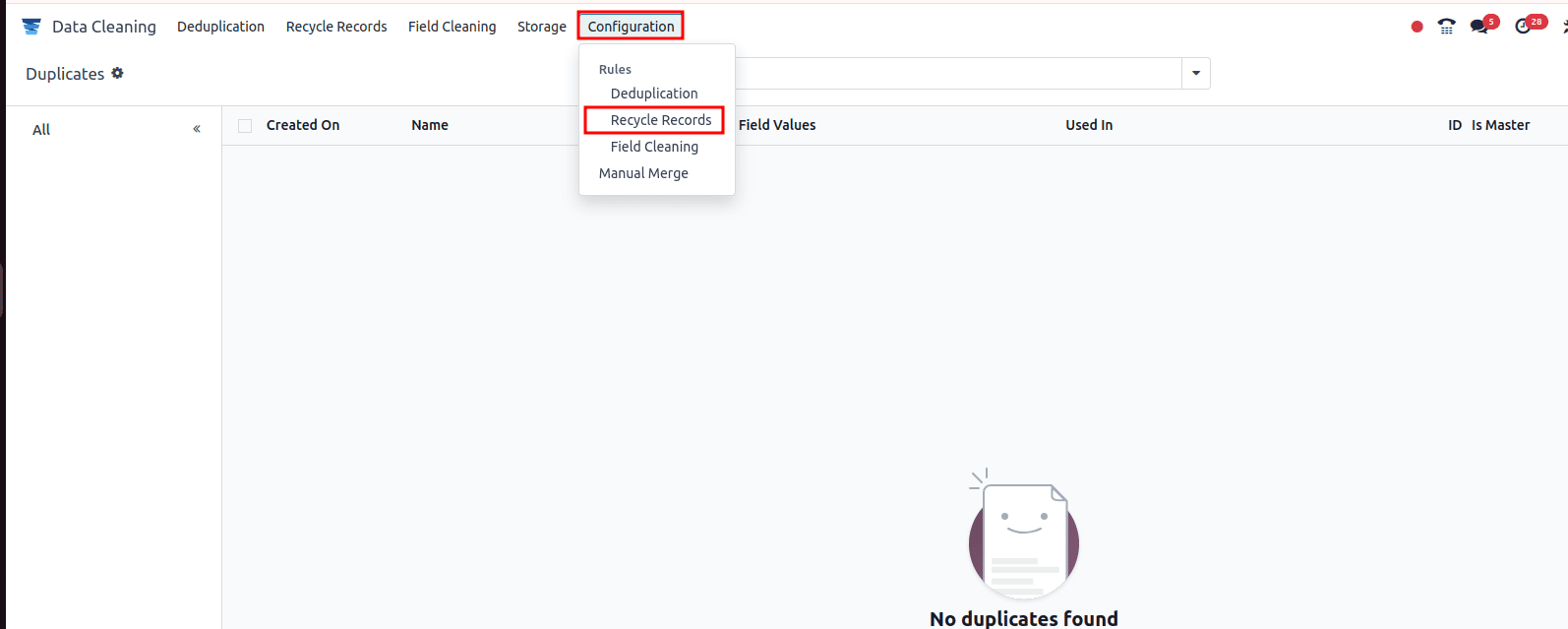How to Recycle and Optimize Records Using Odoo 18 Data Cleaning Module-cybrosys