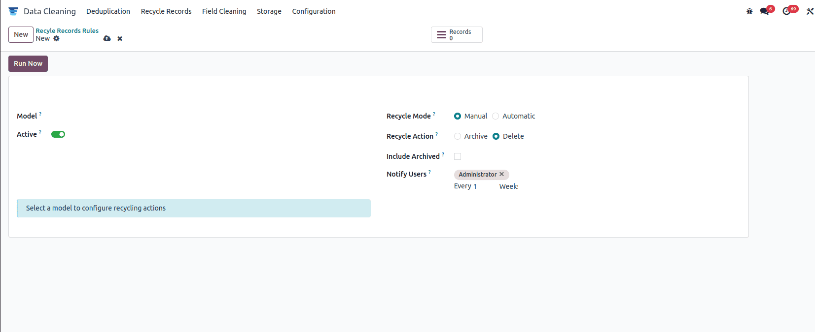 How to Recycle and Optimize Records Using Odoo 18 Data Cleaning Module-cybrosys