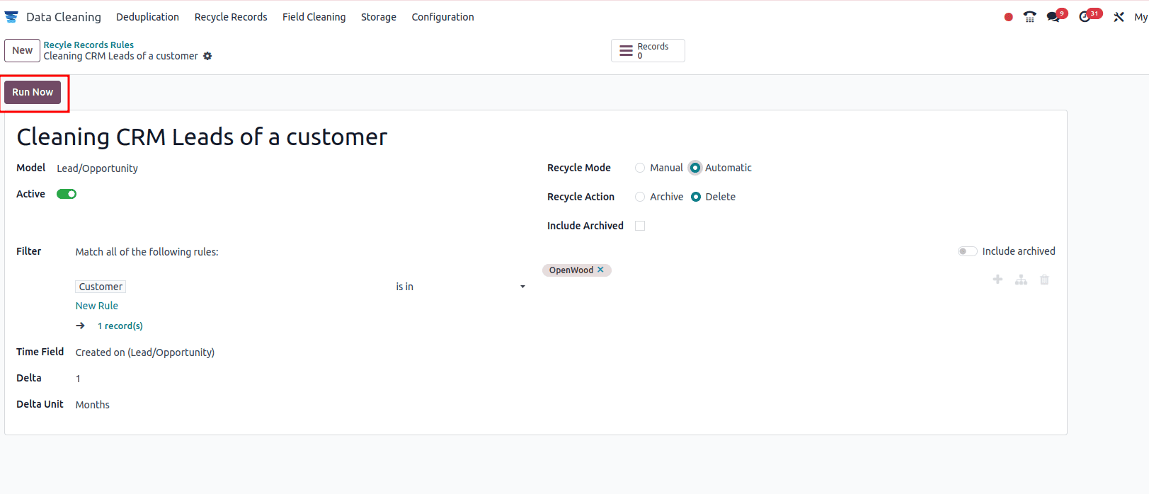 How to Recycle and Optimize Records Using Odoo 18 Data Cleaning Module-cybrosys