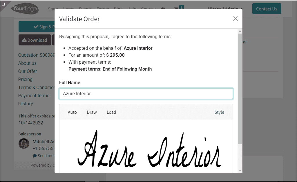 How to Request an Online Signature to Confirm Orders in Odoo 16-cybrosys
