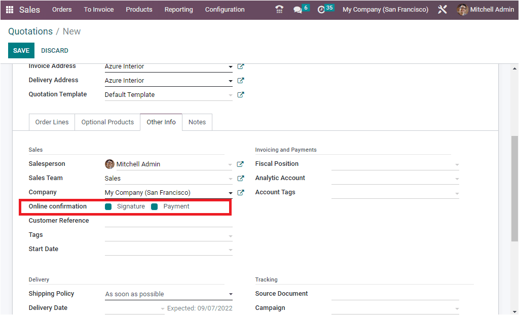 How to Request an Online Signature to Confirm Orders in Odoo 16-cybrosys