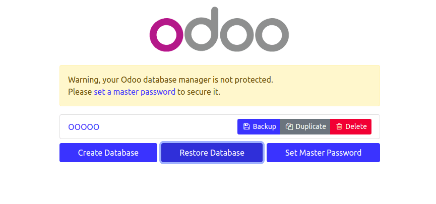 How to Restore a Database in Odoo 16 ERP-cybrosys