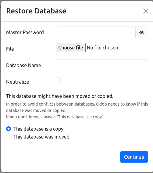 How to Restore a Database in Odoo 19-cybrosys