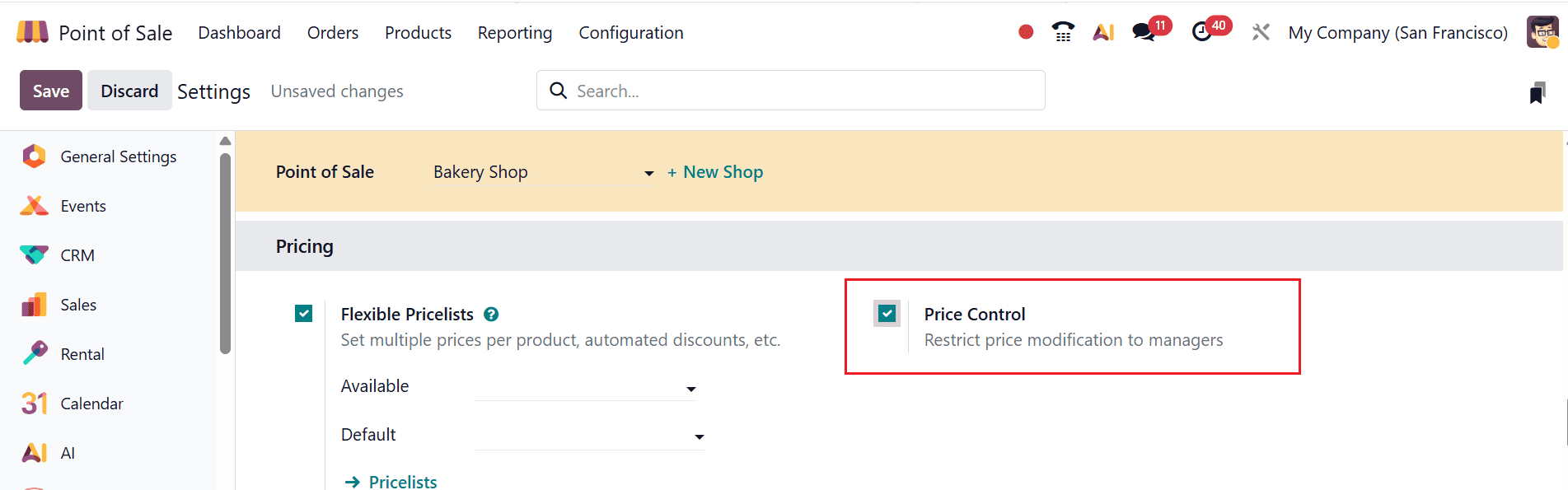 How to Restrict Price Changes to Managers in Odoo 19-cybrosys