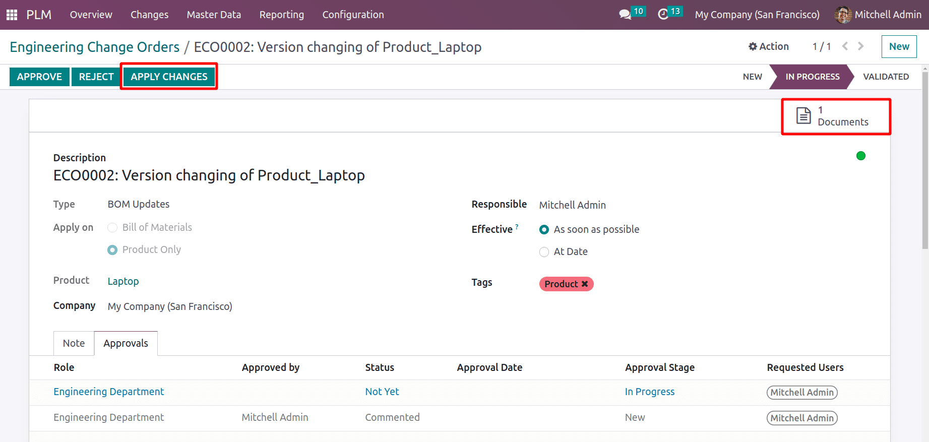 How to Revise the Version of Product and BOM With Odoo 16 PLM-cybrosys