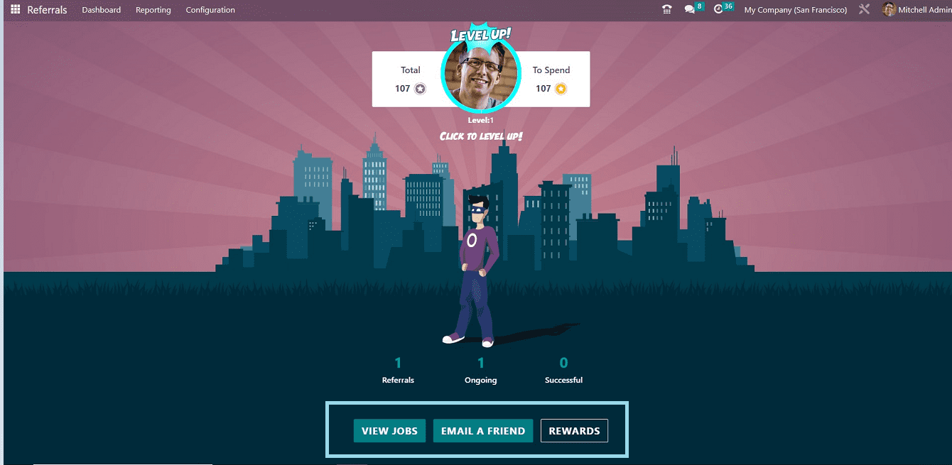 How to Reward an Employee Using Odoo 16 Referral App-cybrosys