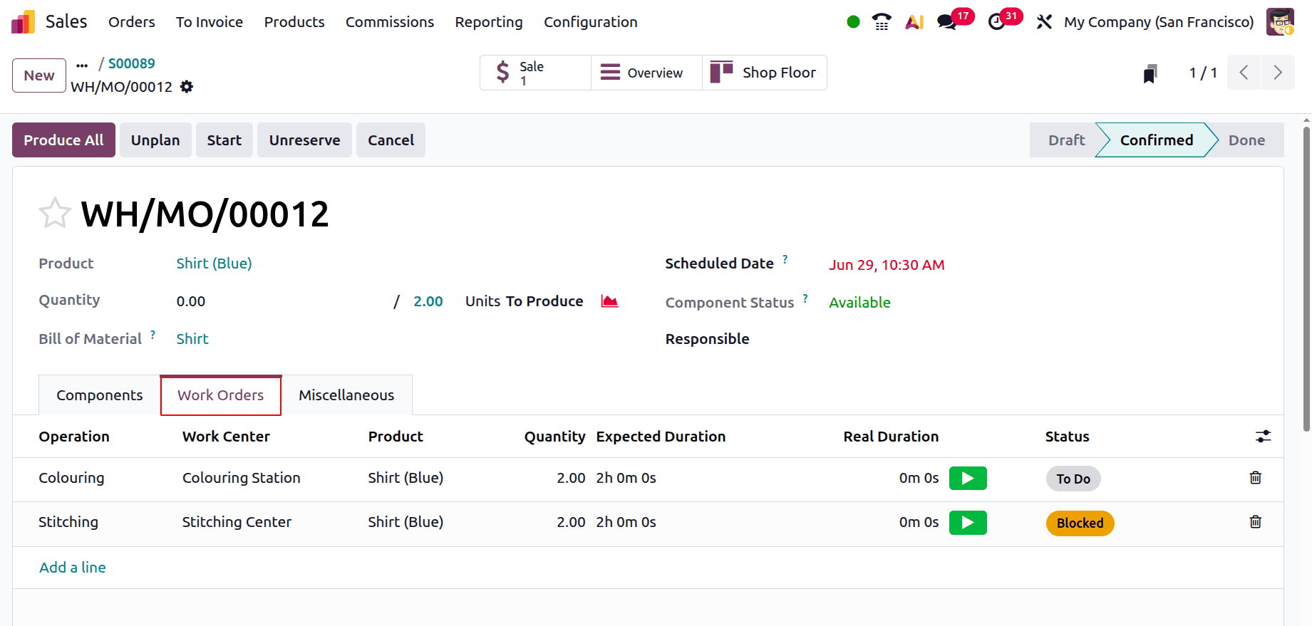 How to Route Product Variants to Multiple Workcenters in Odoo 19-cybrosys