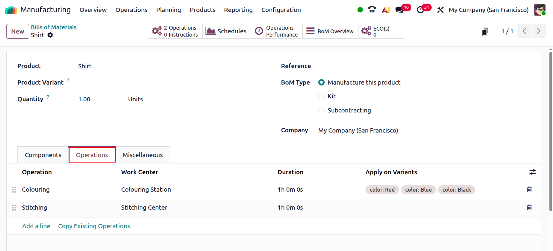 How to Route Product Variants to Multiple Workcenters in Odoo 19-cybrosys