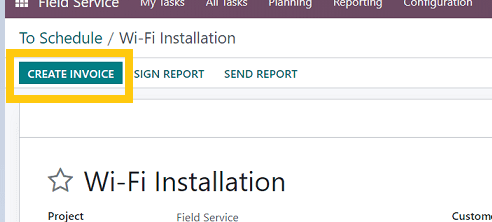 How To Schedule a Task in Odoo Field Services