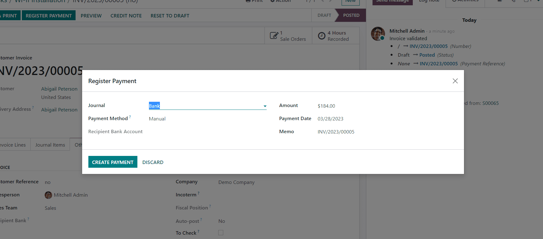How To Schedule a Task in Odoo Field Services