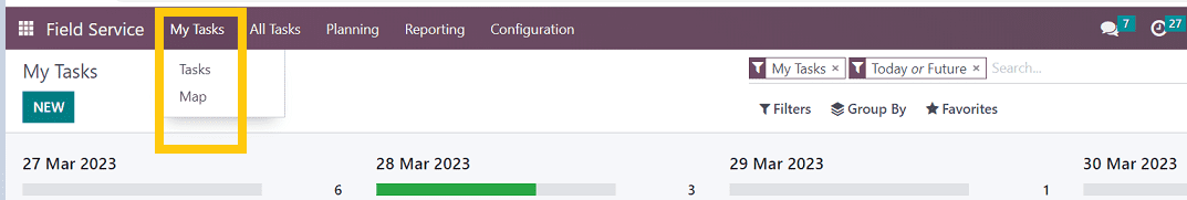 How To Schedule a Task in Odoo Field Services