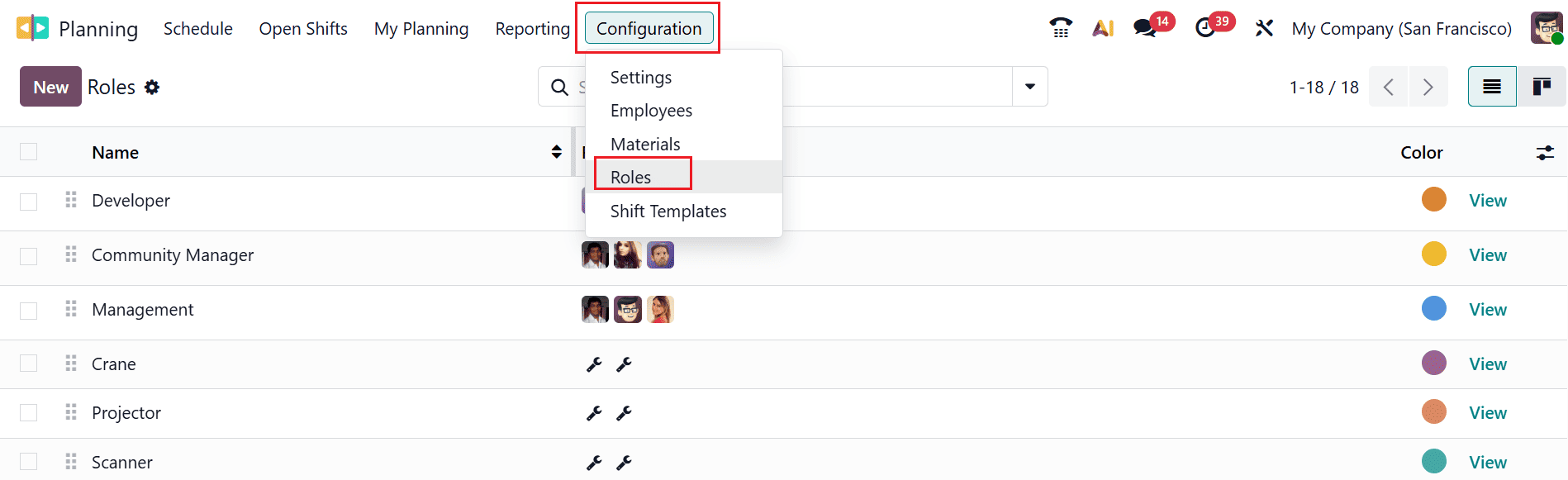How to Schedule Shifts for Project Teams in Odoo 19-cybrosys
