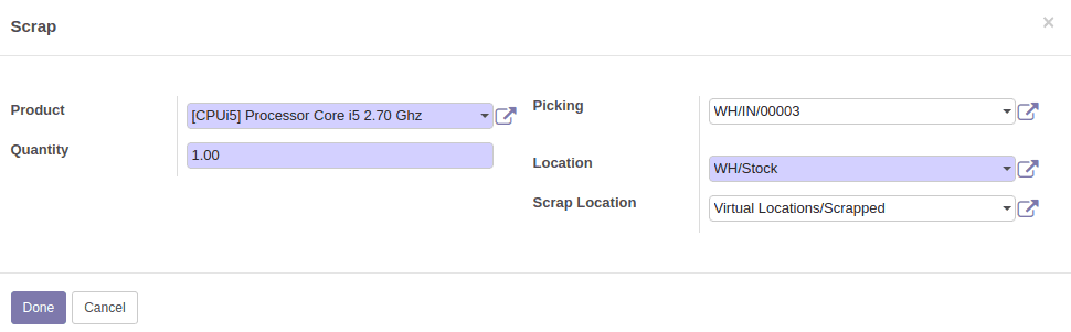 how-to-scrap-products-cybrosys