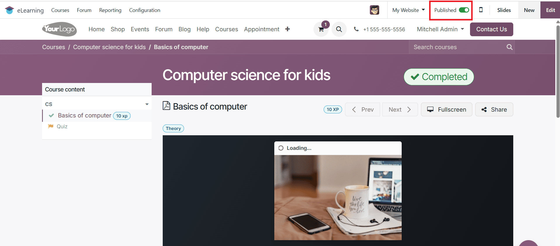 How to Sell e-Learning Courses on Odoo 18’s Platform-cybrosys