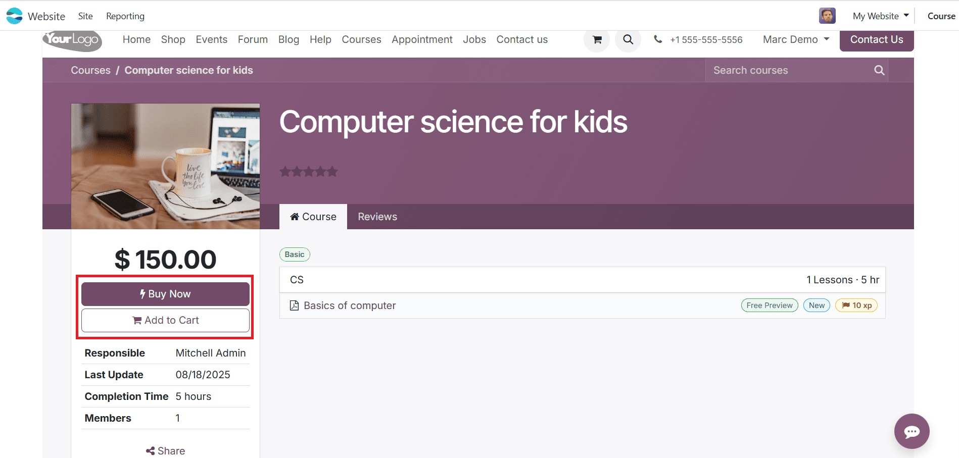 How to Sell e-Learning Courses on Odoo 18’s Platform-cybrosys
