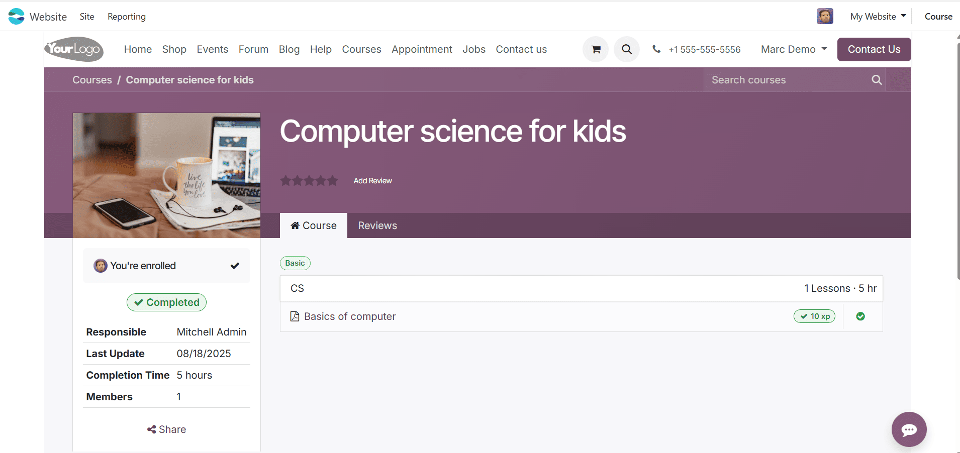 How to Sell e-Learning Courses on Odoo 18’s Platform-cybrosys