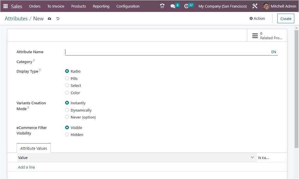 How to Sell Product Variants Using Attributes in Odoo 16 Sales App-cybrosys