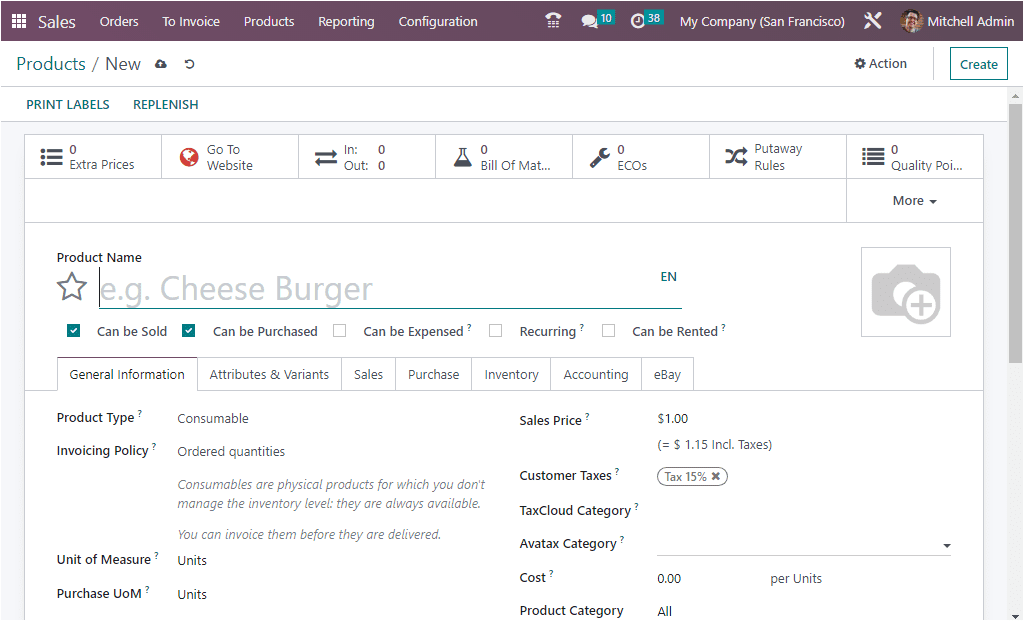 How to Sell Product Variants Using Attributes in Odoo 16 Sales App-cybrosys