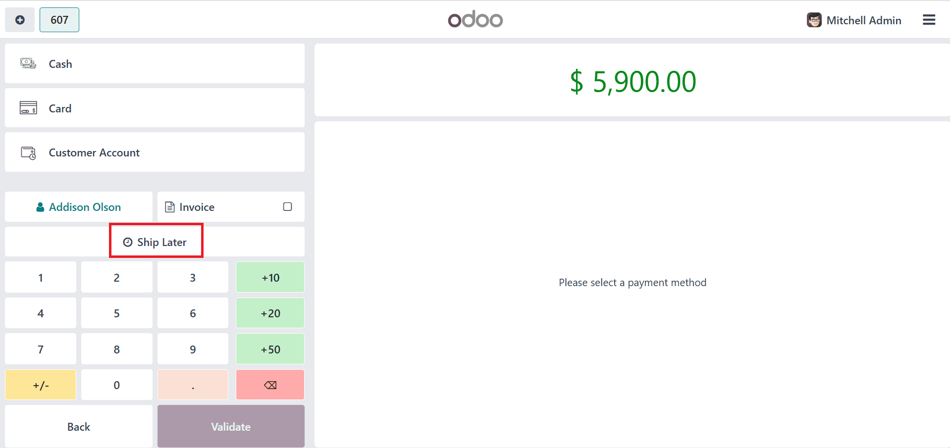 How to Sell Products & Manage Ship Later in Odoo 18 Point of Sale (POS)-cybrosys