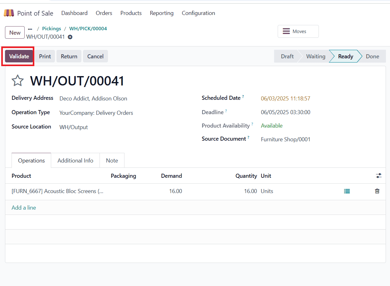 How to Sell Products & Manage Ship Later in Odoo 18 Point of Sale (POS)-cybrosys