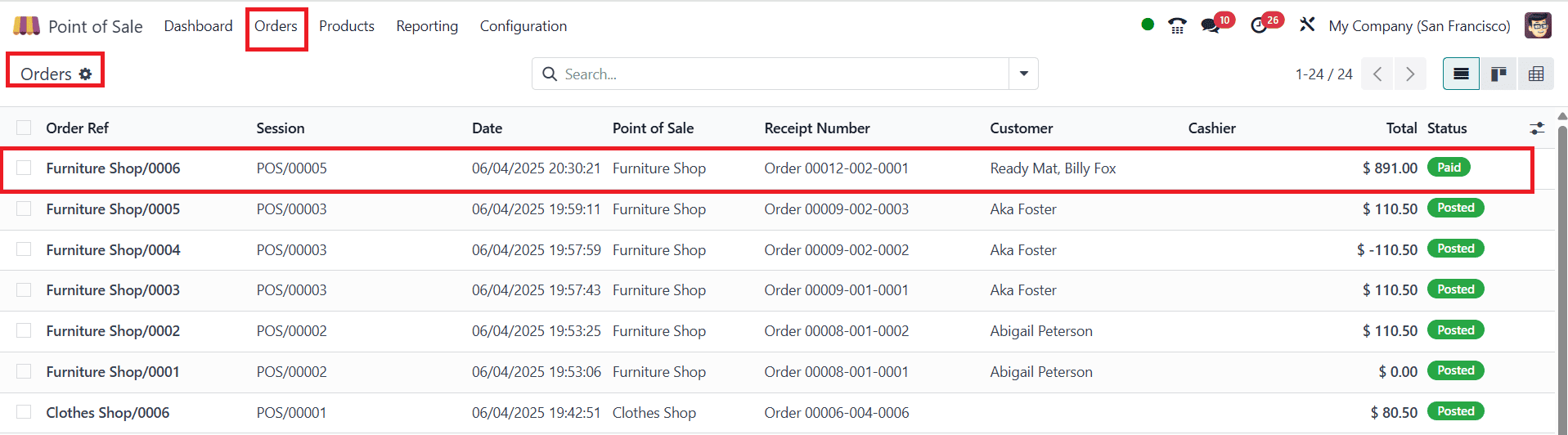 How to Sell Products & Manage Ship Later in Odoo 18 Point of Sale (POS)-cybrosys