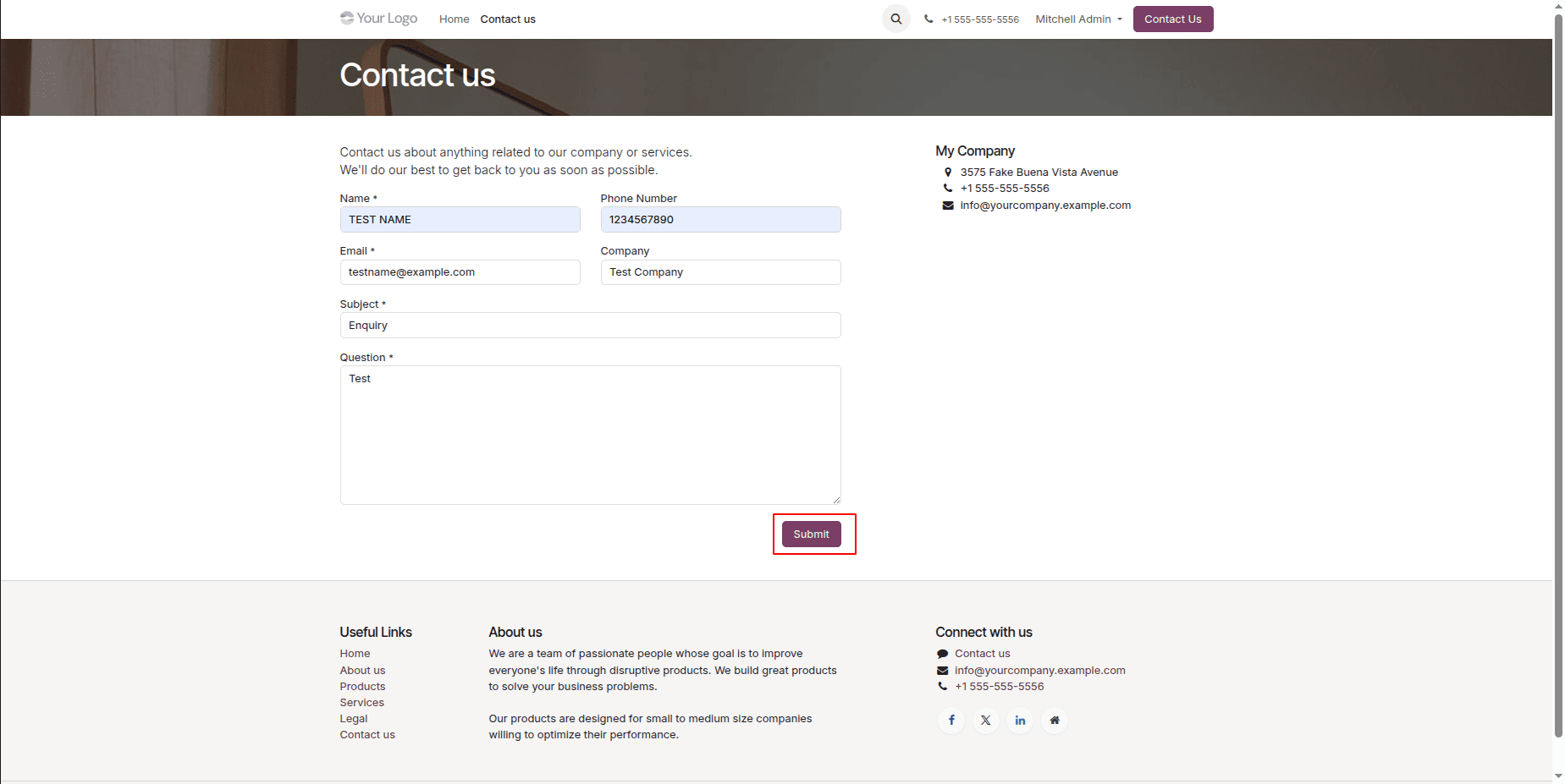 How to Send an Automatic Email After Website Form Submission in Odoo 19-cybrosys